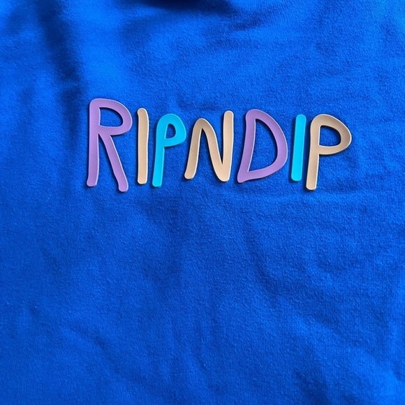 RIPNDIP Colour Block Multi Panel hoodie Size Medium - Picture 3 of 9